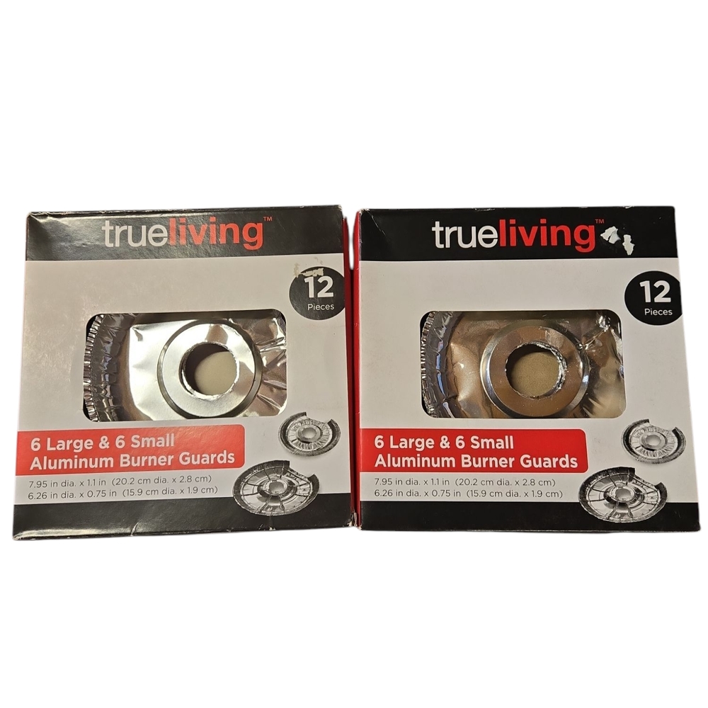 True Living Aluminum Burner Guards 2 Pack